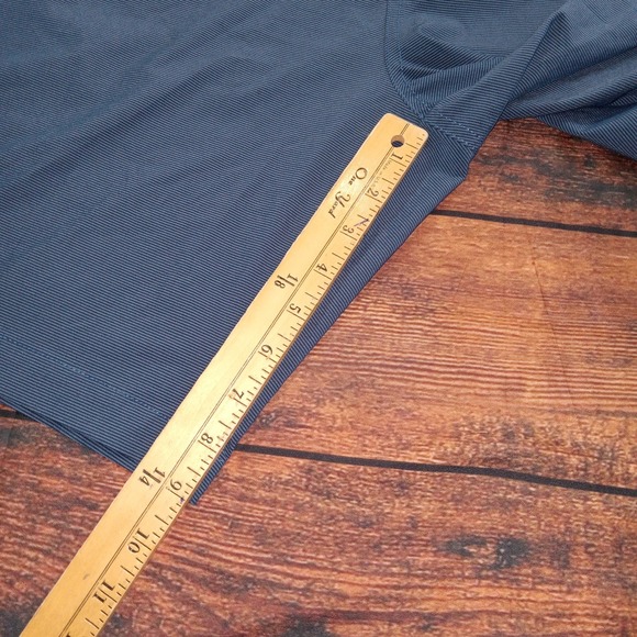 Travis Mathew Bermuda Performance Stretch Golf Shorts Men's 38 Blue Pinstripe - Picture 6 of 8